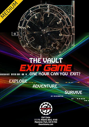 Escape Game The Vault, Exit Game. Los Angeles.